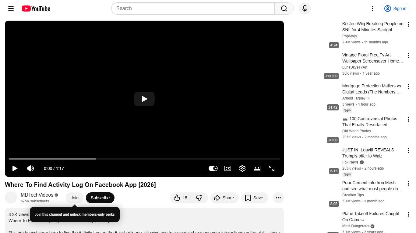 Where To Find Activity Log On Facebook App [2026] - YouTube